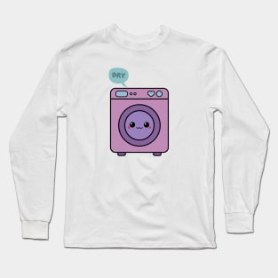 Kawaii Drying Machine Long Sleeve T-Shirt